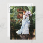 Tissot: Lilacs Postkarte (Vorne/Hinten)