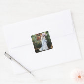 Tissot: Lilacs Quadratischer Aufkleber (Umschlag)