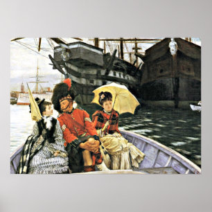 Tissot: Portsmouth Dockyard Kunstwerk Poster