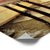 Tissot: Zimmer mit Blick auf den Hafen Poster (Ecke)