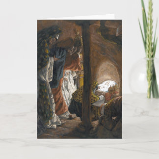 Tissot's "The Adoration of the Magi" Card Feiertagskarte