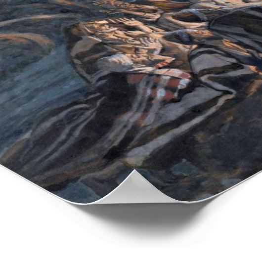 Tissot's "The Angel and the Shepherds" Poster (Ecke)