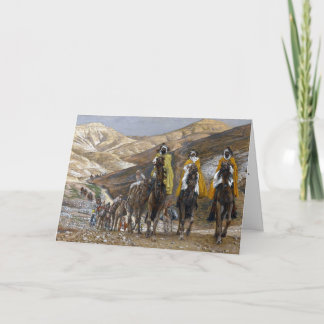 Tissot's "The Magi Journeying"-Karte Feiertagskarte