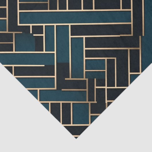 Tissue (abstrakt Angular Array Tissue) - Fernsby Seidenpapier (Ausschnitt)