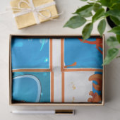 Tissue (Aquatic Fish Decoupage Set) Seidenpapier (Geschenk)