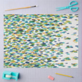 Tissue Blue Green Yellow Artist Painting Soft Wrap Seidenpapier (Basteln)