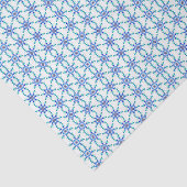 Tissue Blue Snowflakes Seidenpapier (Ausschnitt)