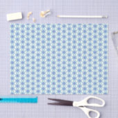 Tissue Blue Snowflakes Seidenpapier (Handwerk)