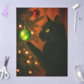 Tissue/Craft Paper of Christmas Cat Seidenpapier (Basteln)