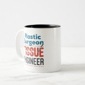 Tissue Engineer Zweifarbige Tasse (Vorderseite Links)