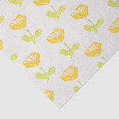 Tissue (Gelbe Blume) Seidenpapier (Ausschnitt)