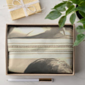 Tissue (Girl Holding-Rose) Seidenpapier (Geschenk)