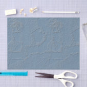 Tissue has an embossed look of leaf leave design  seidenpapier (Handwerk)
