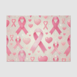 Tissue of Brust Cancer Awareness Tissue Seidenpapier