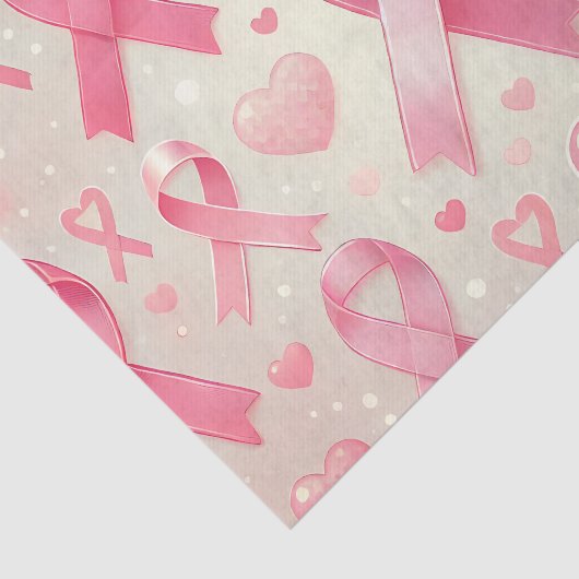 Tissue of Brust Cancer Awareness Tissue Seidenpapier (Ausschnitt)