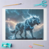 Tissue of Lightning Wolf Seidenpapier (Basteln)