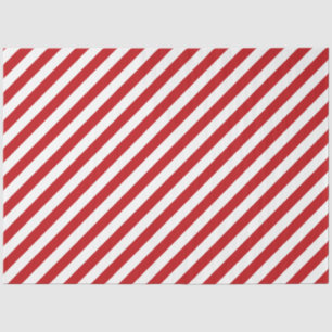 Tissue of Red and White Candy Cane Striped Tissue Seidenpapier