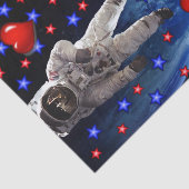 Tissue of Sunflower Astronaut Seidenpapier (Ausschnitt)