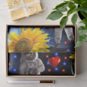 Tissue of Sunflower Astronaut Seidenpapier (Geschenk)