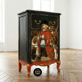 Tissue of Vintag Girl Hogs Seidenpapier