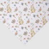 Tissue Paper (25 cm x 38 cm) - Rabbit Pattern Seidenpapier (Ausschnitt)