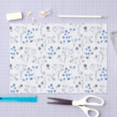 Tissue Paper (25cm x 38cm) - Winter Pattern Seidenpapier (Handwerk)