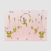 Tissue Paper Angel Candles Seidenpapier (Vorderseite)