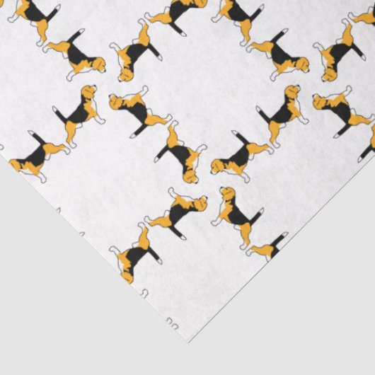 Tissue Paper Beagle Hunde Seidenpapier (Ausschnitt)