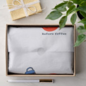 Tissue Paper Before & After Coffee Cheres Seidenpapier (Geschenk)