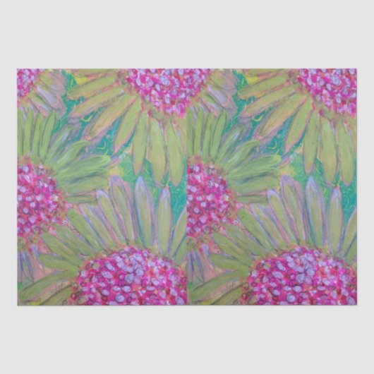 Tissue Paper (Big Pink)-Blume Seidenpapier (Vorderseite)