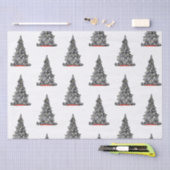Tissue Paper Black and WHITE CHRISTMAS Seidenpapier (Handwerk)