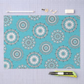 Tissue Paper (Blaue Mandalase) Seidenpapier (Handwerk)