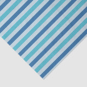 Tissue Paper (blaue Streifen) Seidenpapier (Ausschnitt)