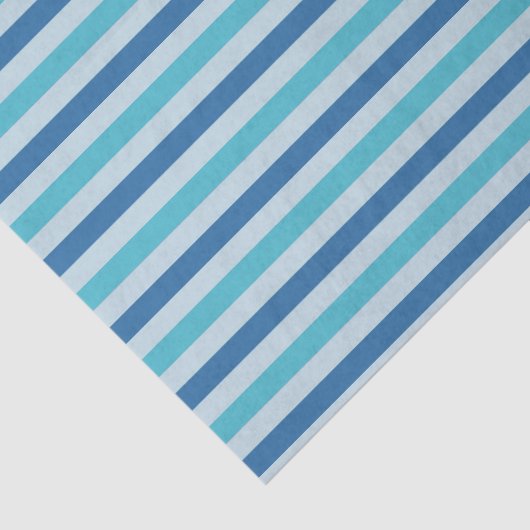 Tissue Paper (blaue Streifen) Seidenpapier (Ausschnitt)