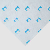 Tissue Paper Blue Angel Wings Seidenpapier (Ausschnitt)