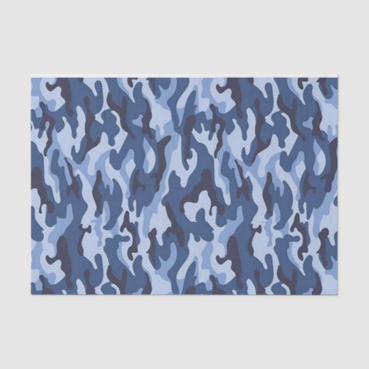 Tissue Paper Blue Army Seidenpapier (Vorderseite)