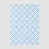 Tissue Paper - Blue Lattice Diamonds Seidenpapier (Vorderseite)