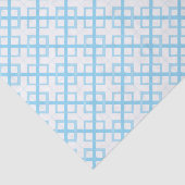Tissue Paper - Blue Lattice Diamonds Seidenpapier (Ausschnitt)