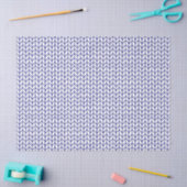 Tissue Paper BLUE LINE STRICK Seidenpapier (Basteln)