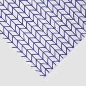 Tissue Paper BLUE LINE STRICK Seidenpapier (Detail)
