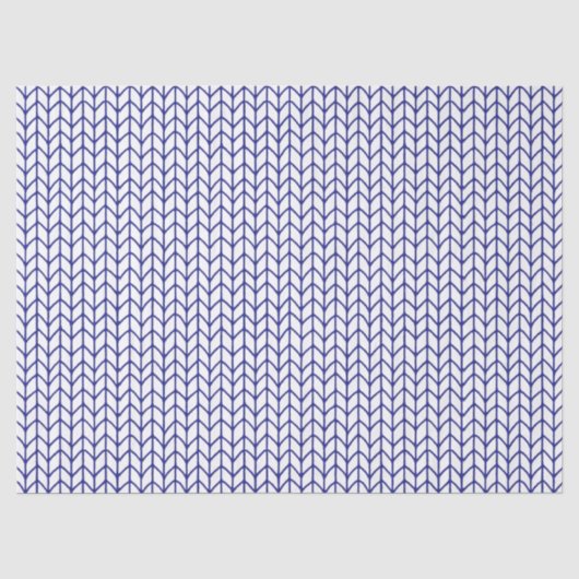 Tissue Paper BLUE LINE STRICK Seidenpapier (Vorderseite)