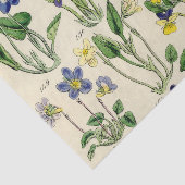 Tissue Paper "Botanische Violetten Vintage Blume" Seidenpapier (Ausschnitt)
