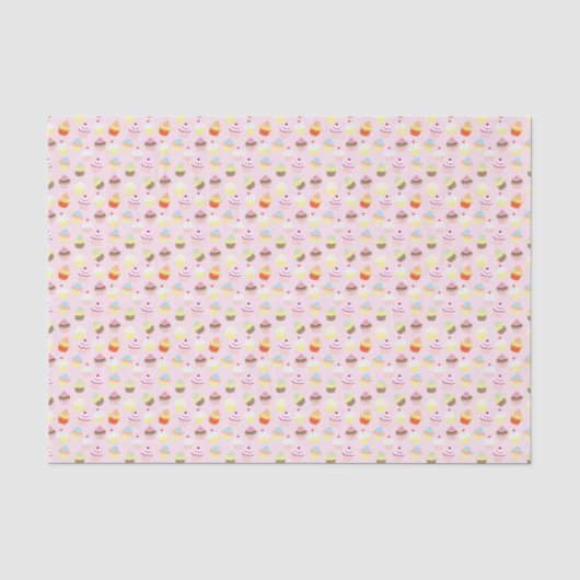 Tissue Paper Cupcake Party Seidenpapier (Vorderseite)