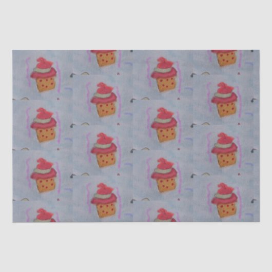 Tissue Paper Cupcakes Seidenpapier (Vorderseite)