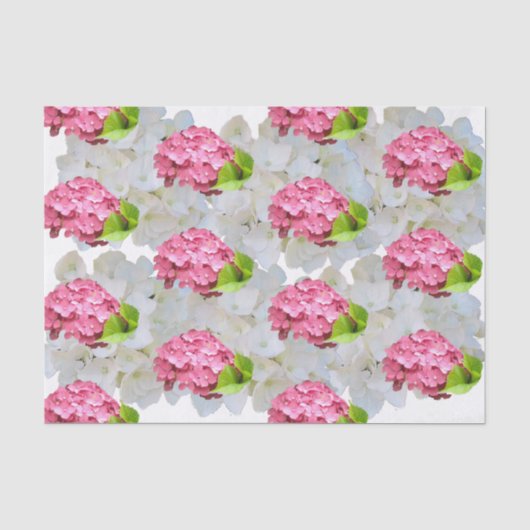 Tissue Paper Deep Pink Hydrangea Seidenpapier (Vorderseite)
