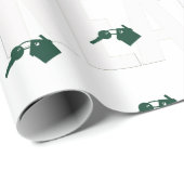 Tissue Paper der Immobilienagentur Geschenkpapier (Rolleneckpunkt)