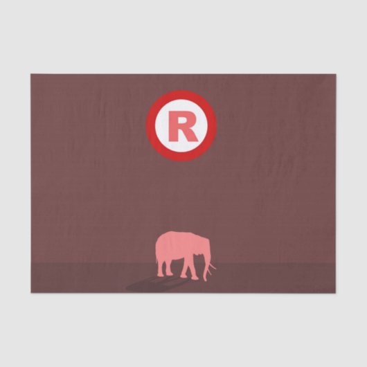 Tissue Paper der Republikaner Seidenpapier (Vorderseite)