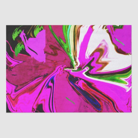 Tissue Paper Designer Lila Art Tissue Paper Seidenpapier (Vorderseite)