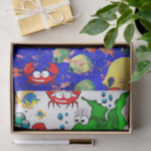 Tissue Paper Fish Crab Seidenpapier (Geschenk)