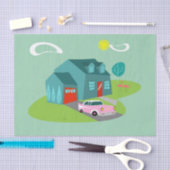 Tissue Paper für das Gewebe von Vorstadtwohnungen Seidenpapier (Handwerk)